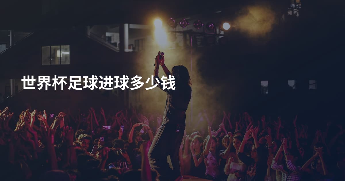 世界杯足球进球多少钱