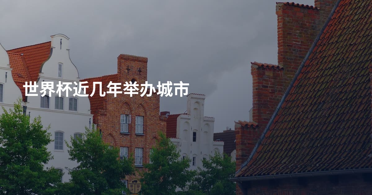 世界杯近几年举办城市