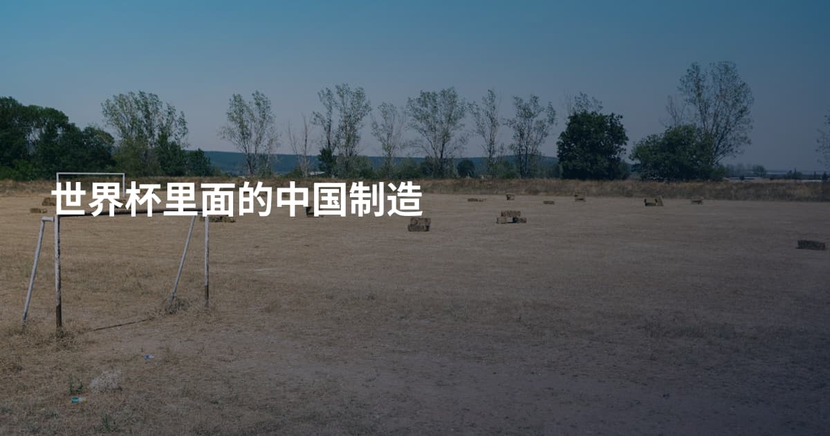 世界杯里面的中国制造
