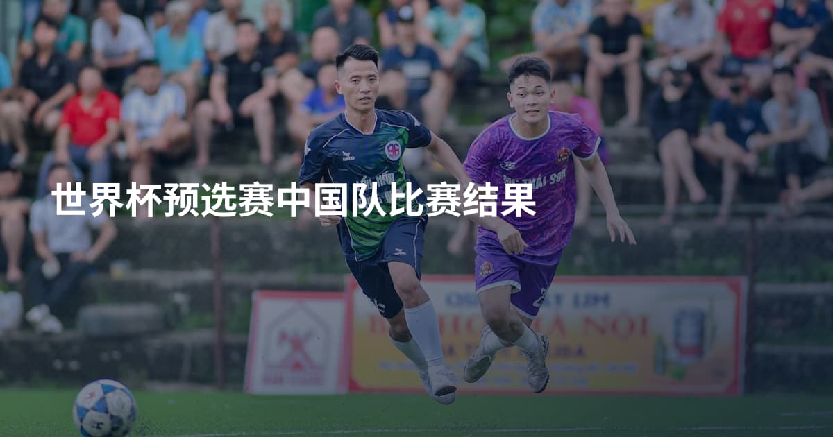 世界杯预选赛中国队比赛结果