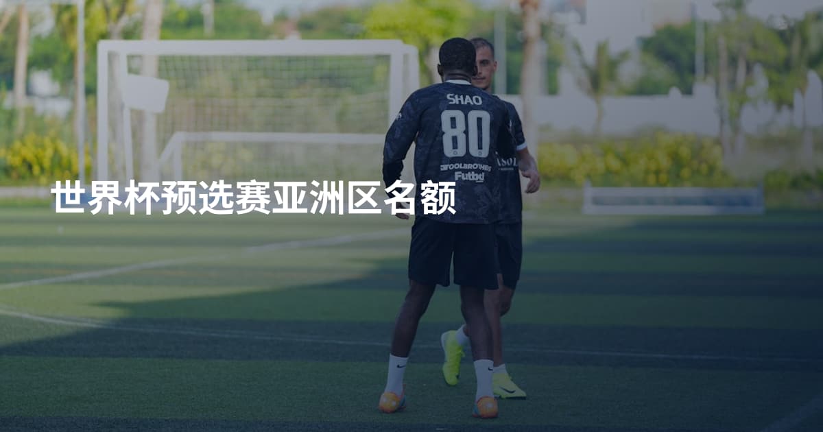 世界杯预选赛亚洲区名额