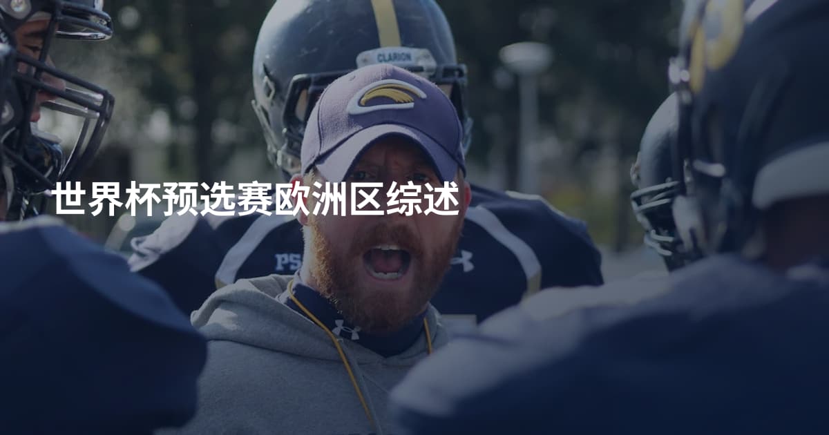 世界杯预选赛欧洲区综述