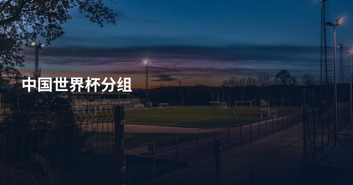 中国世界杯分组