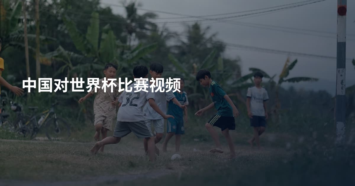 中国对世界杯比赛视频