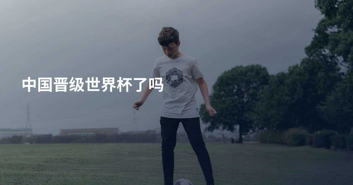 中国晋级世界杯了吗