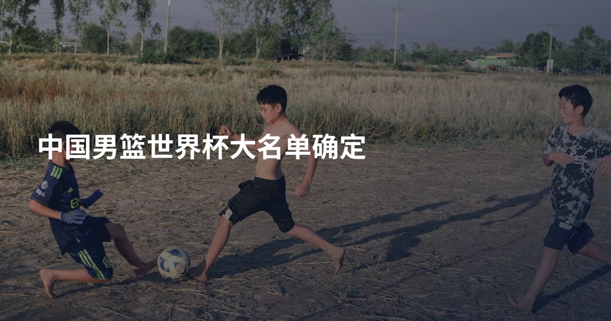 中国男篮世界杯大名单确定