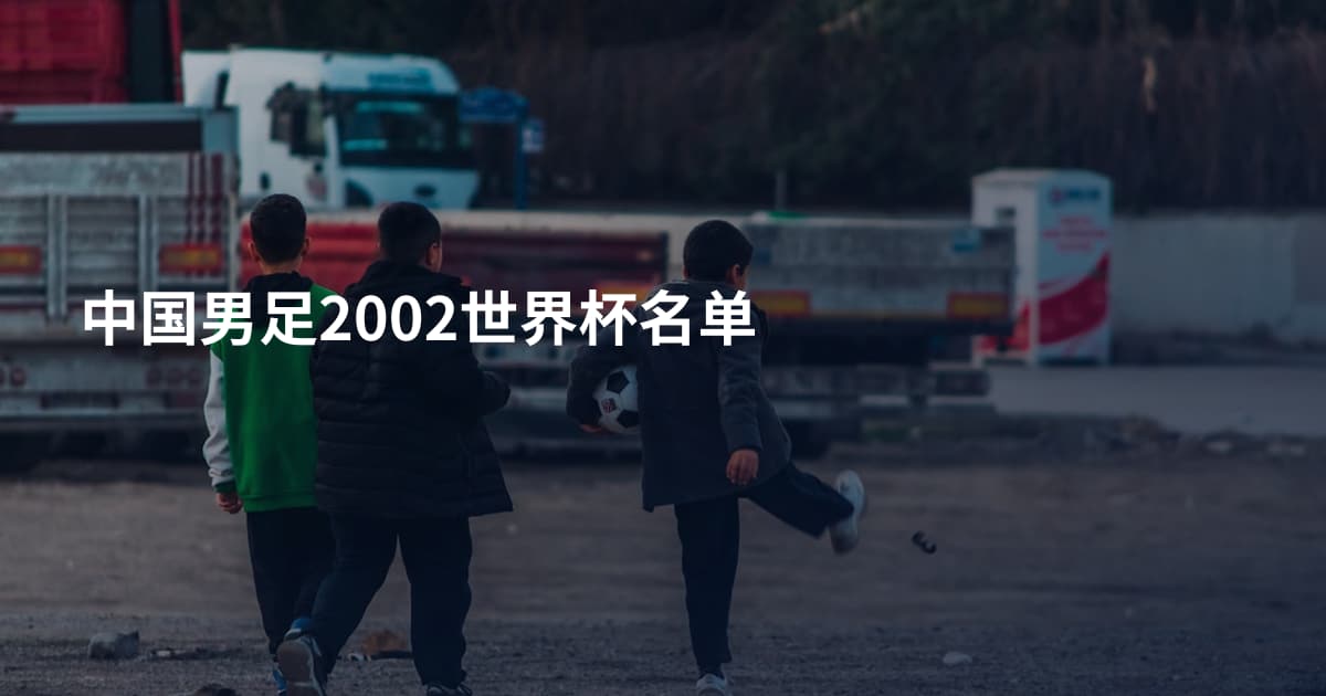中国男足2002世界杯名单