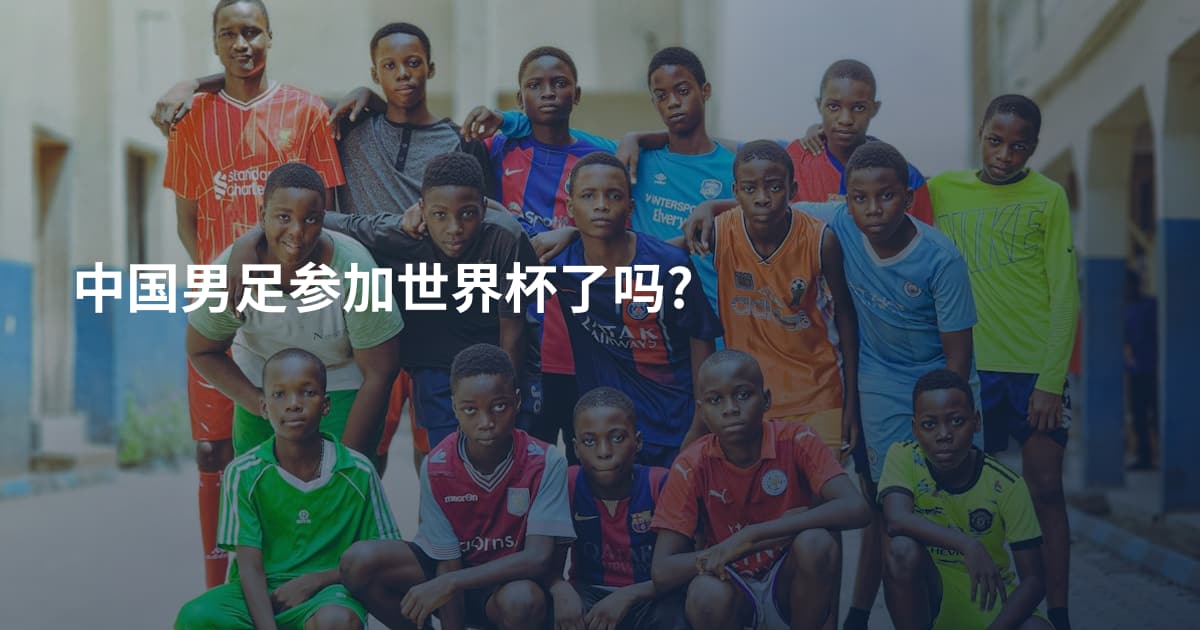 中国男足参加世界杯了吗?
