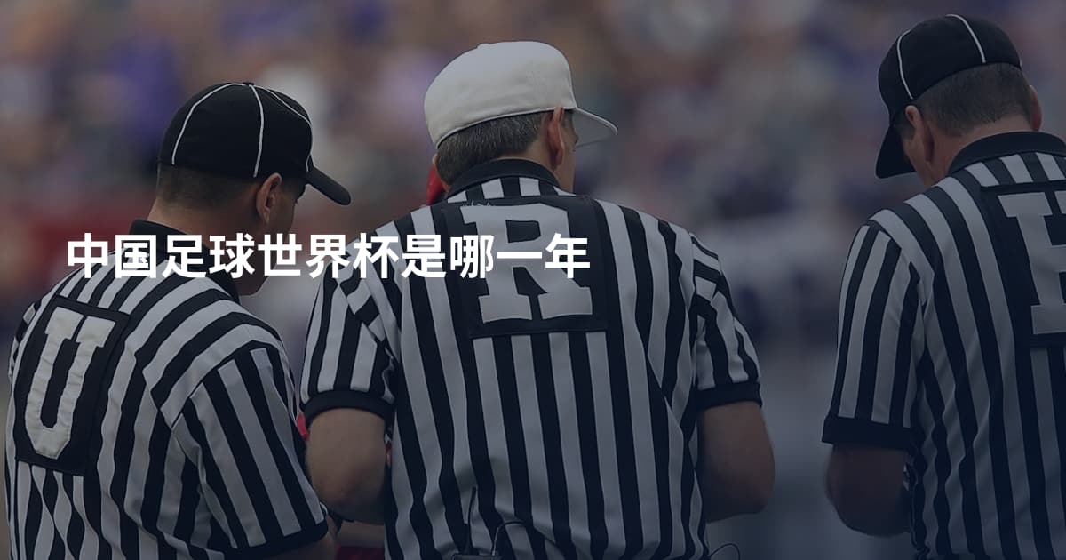 中国足球世界杯是哪一年