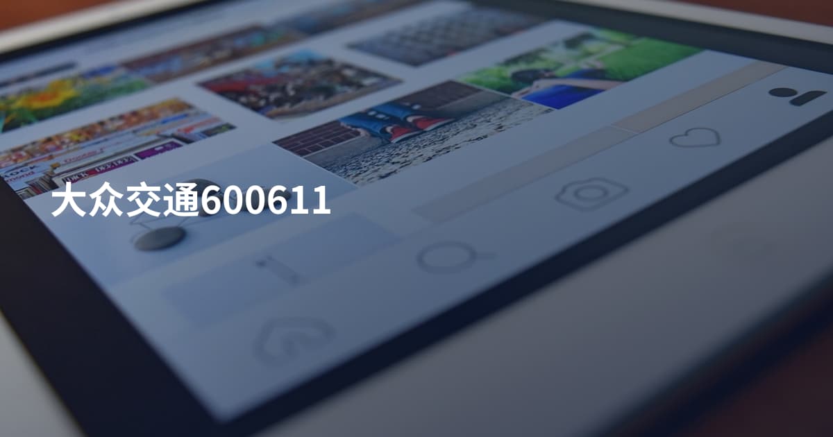 大众交通600611