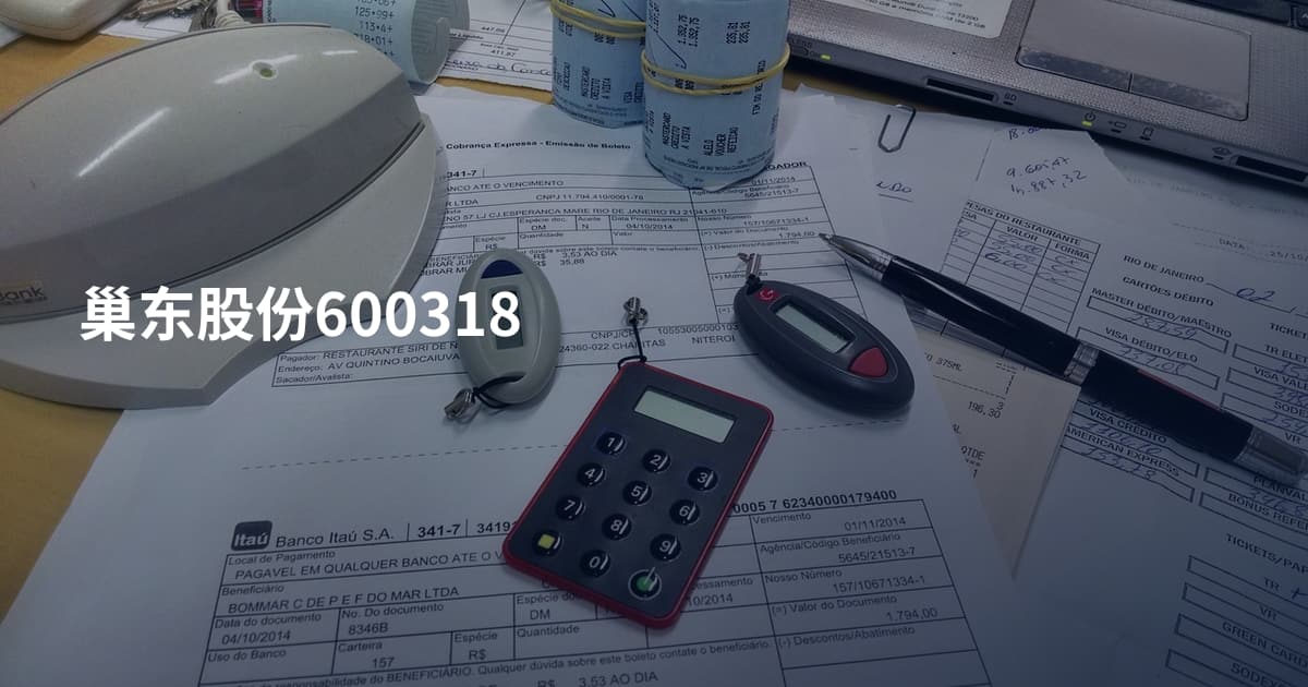 巢东股份600318