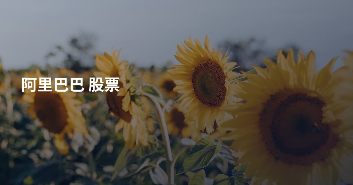 阿里巴巴 股票