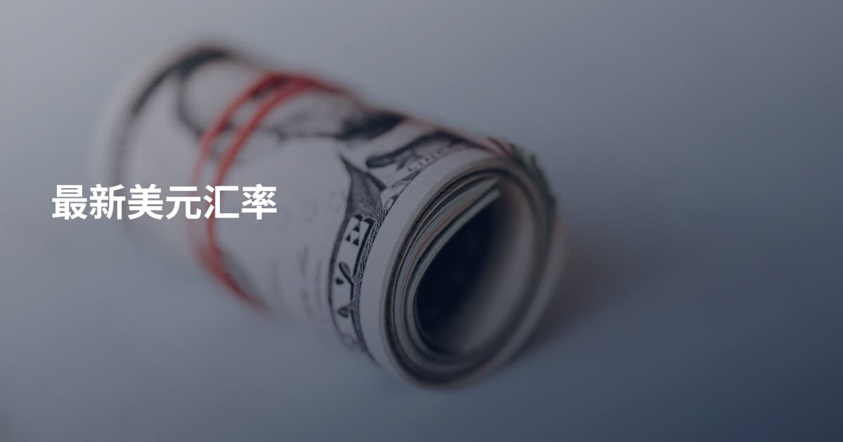 最新美元汇率