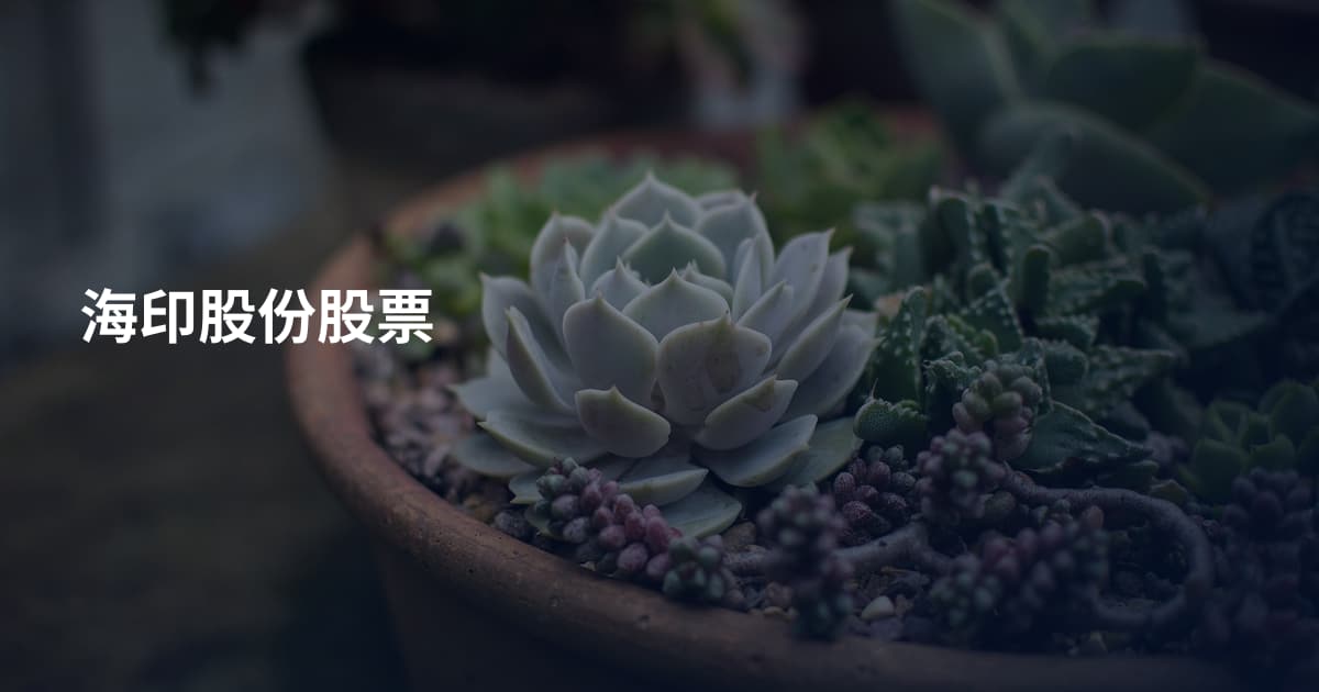 海印股份股票
