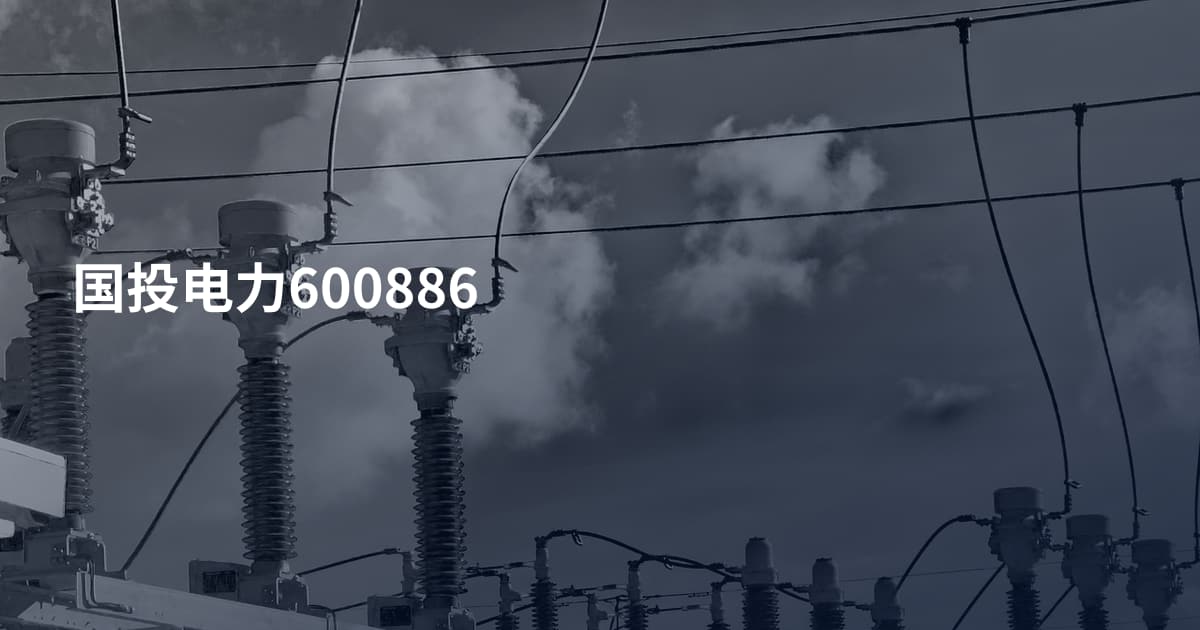 国投电力600886