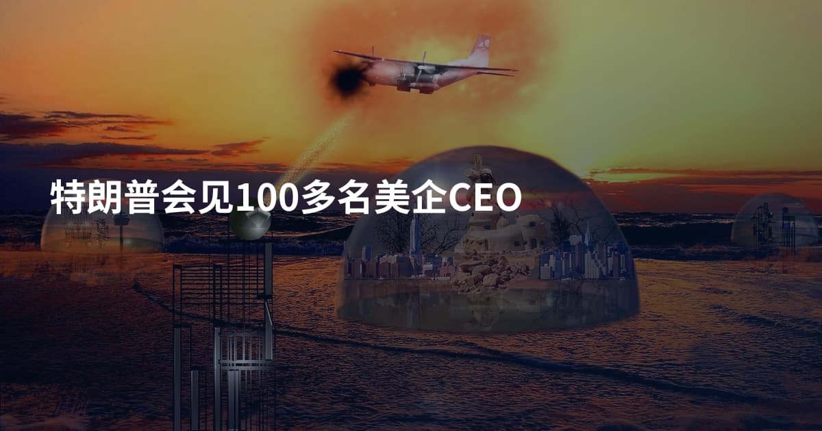 特朗普会见100多名美企CEO