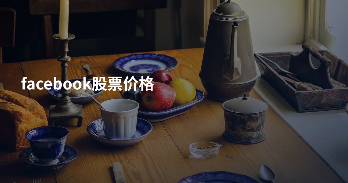 facebook股票价格