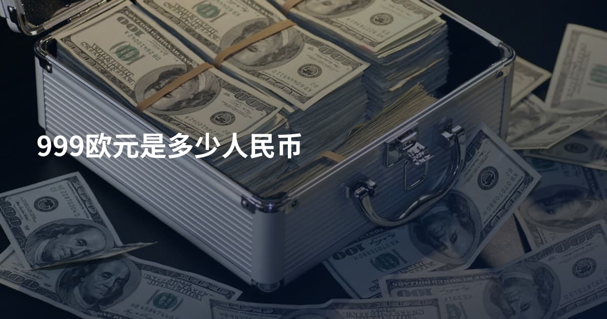 999欧元是多少人民币