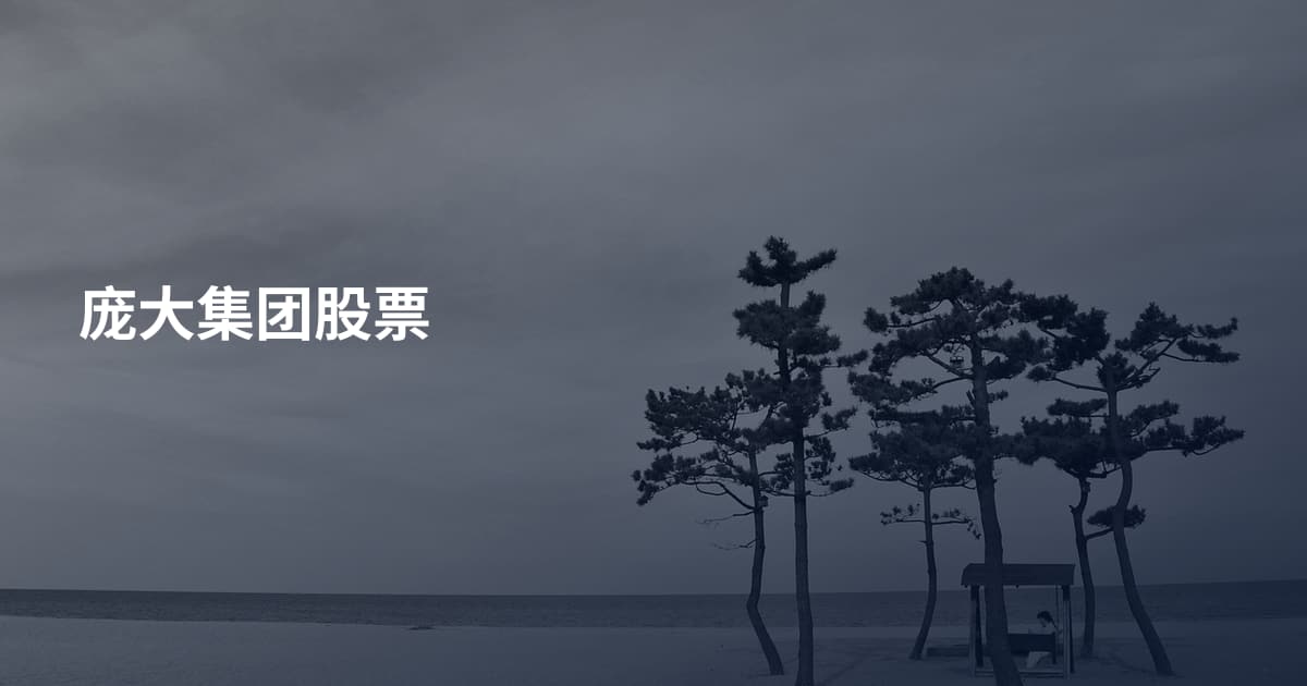 庞大集团股票