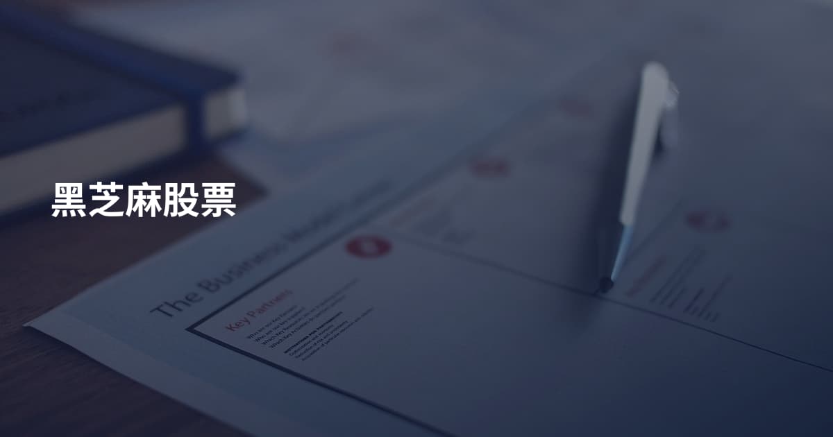 黑芝麻股票