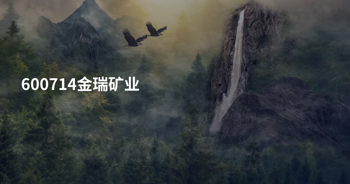 600714金瑞矿业