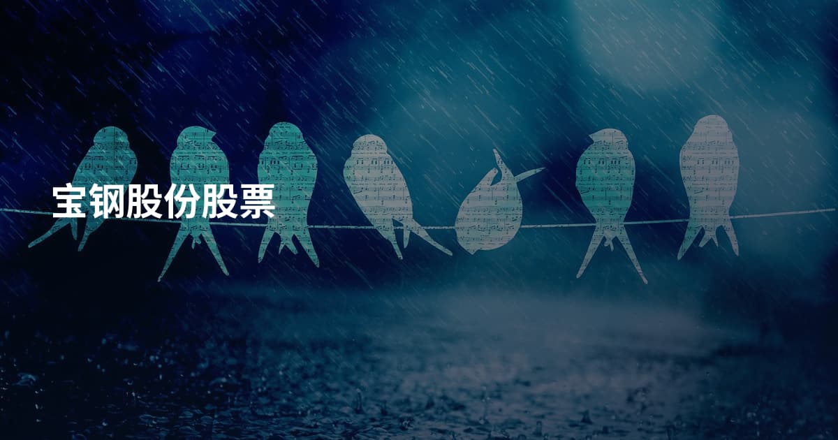 宝钢股份股票