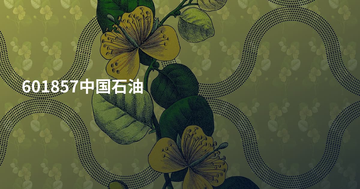 601857中国石油