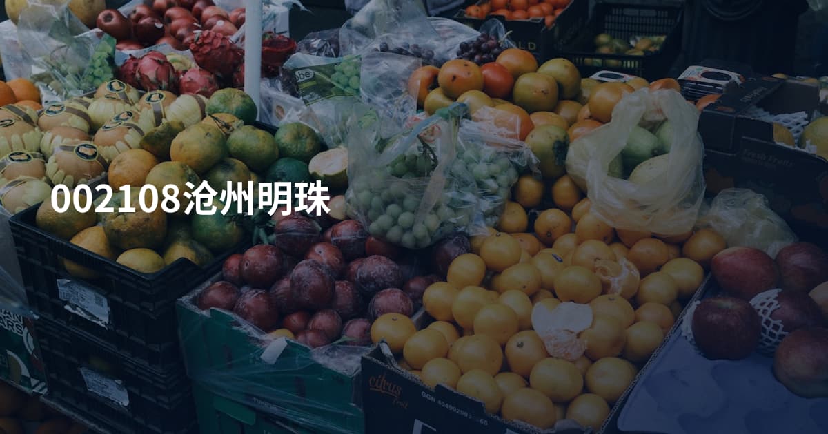 002108沧州明珠