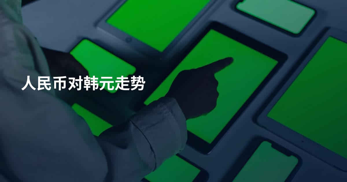 人民币对韩元走势