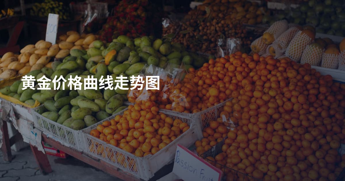黄金价格曲线走势图