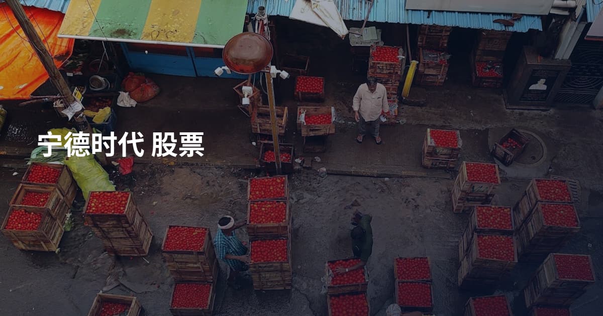 宁德时代 股票