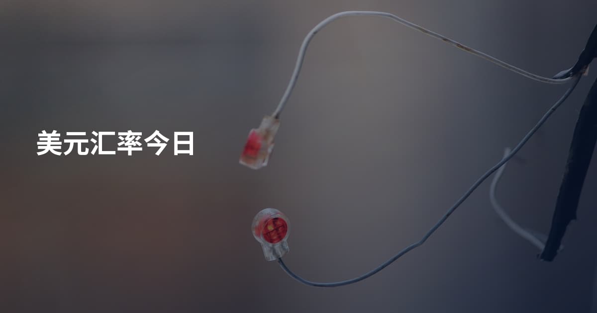 美元汇率今日