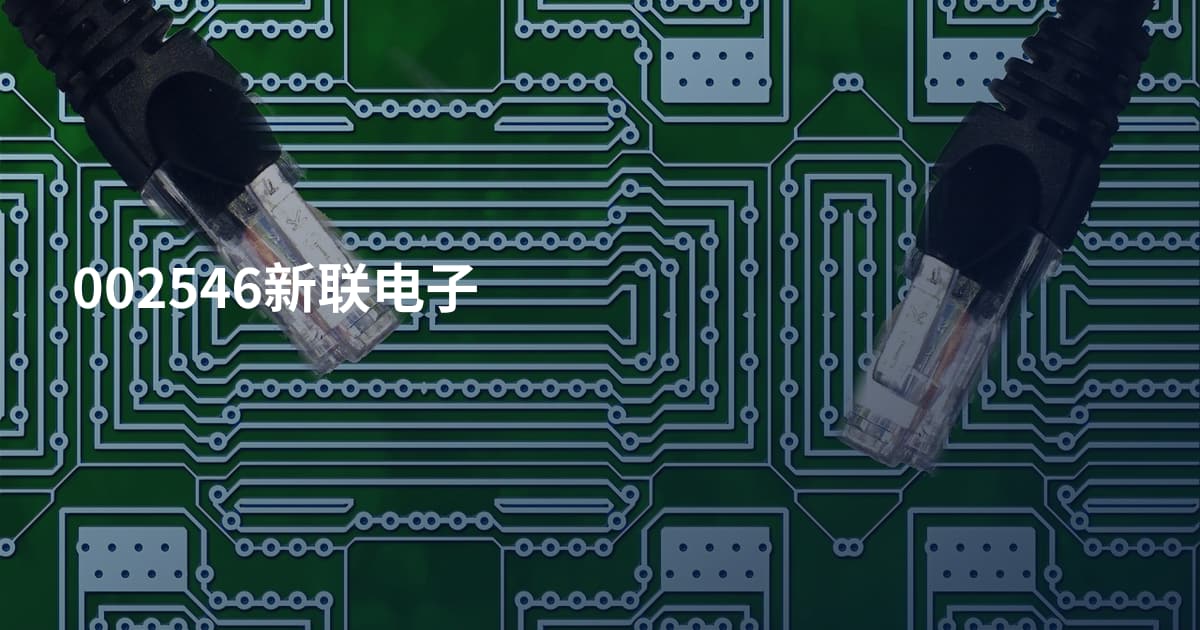 002546新联电子