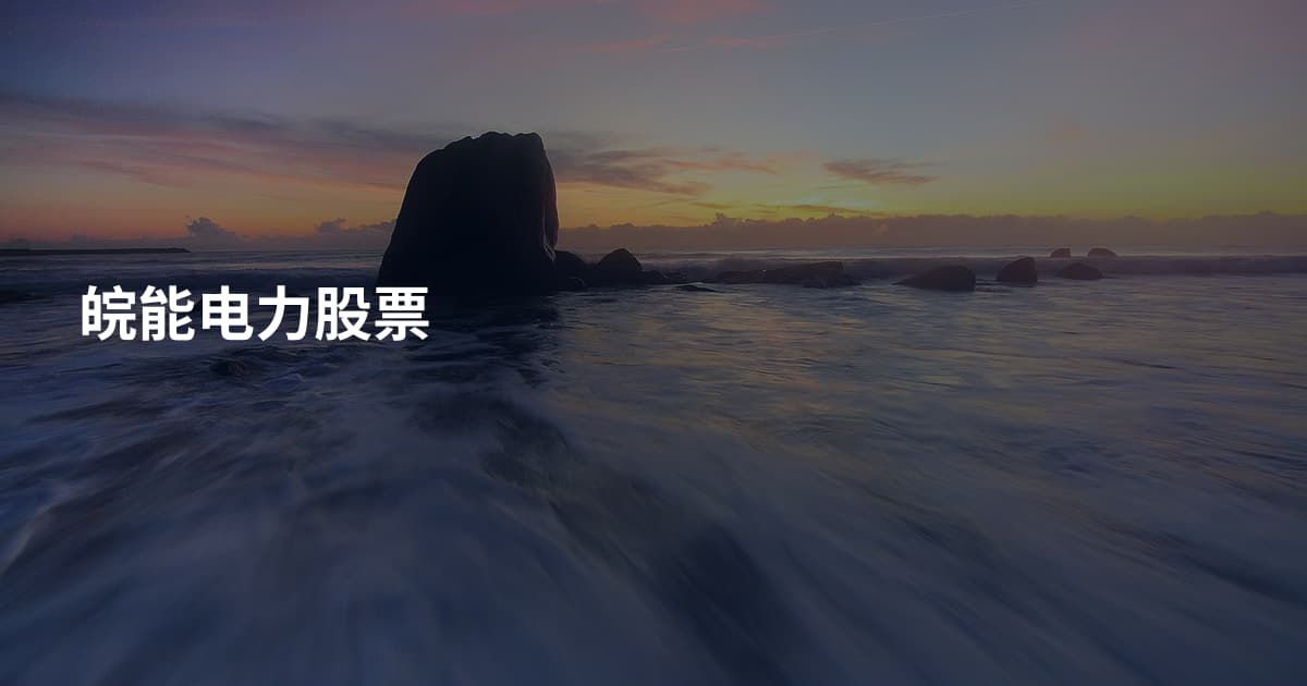 皖能电力股票