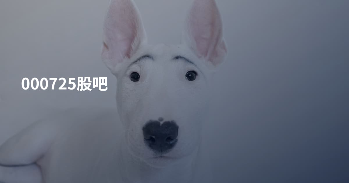 000725股吧