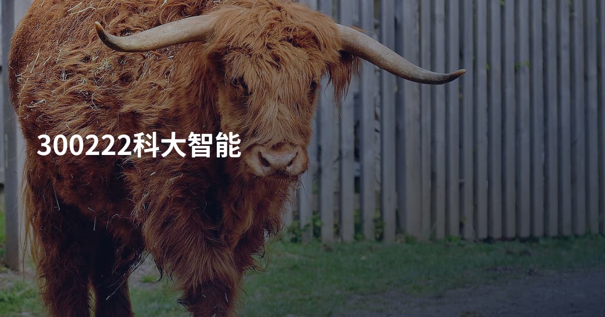 300222科大智能