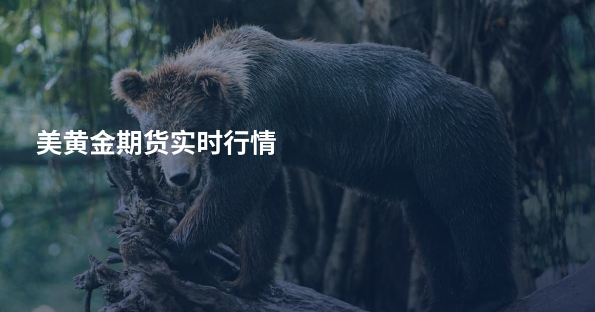 美黄金期货实时行情