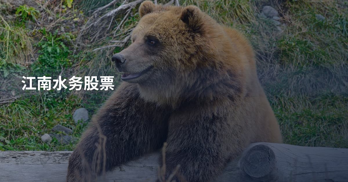江南水务股票