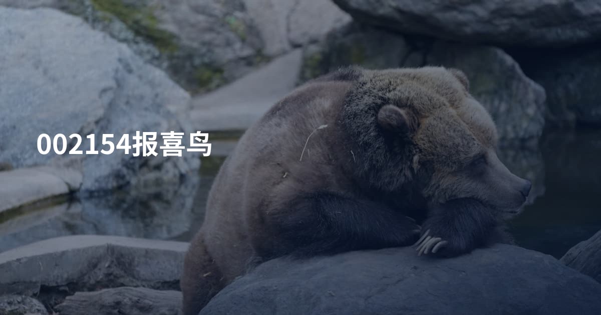 002154报喜鸟