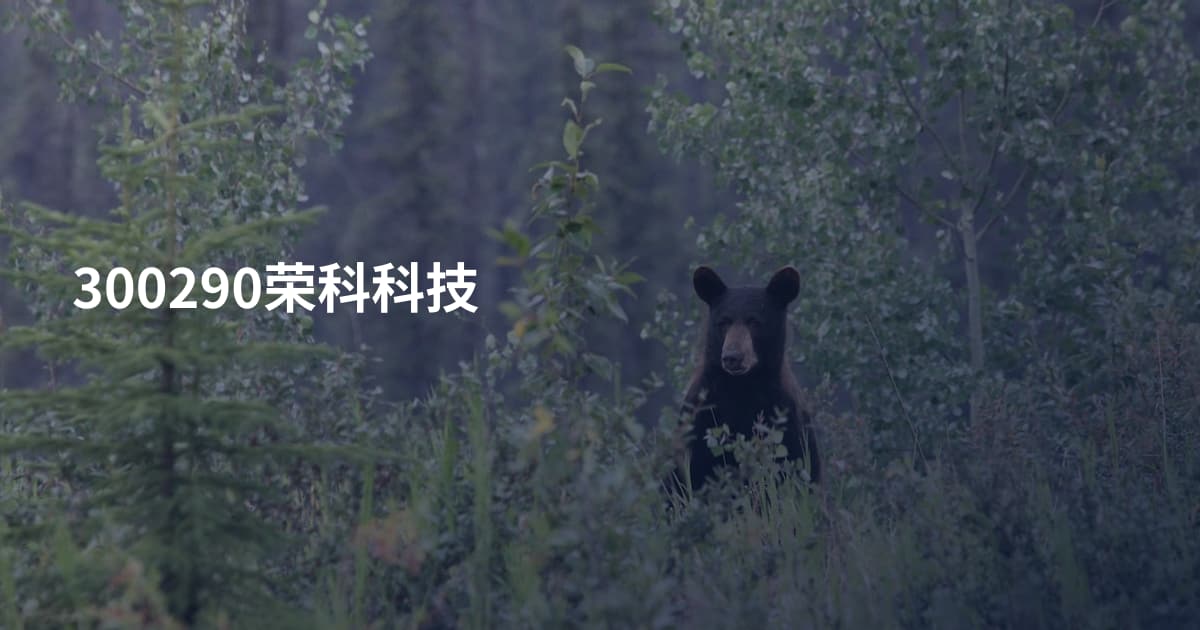 300290荣科科技