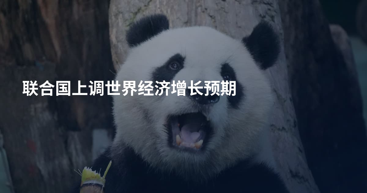 联合国上调世界经济增长预期