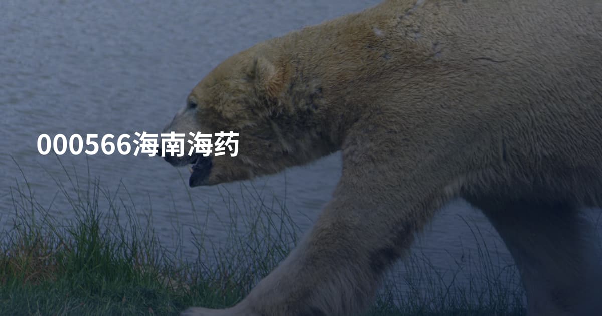 000566海南海药