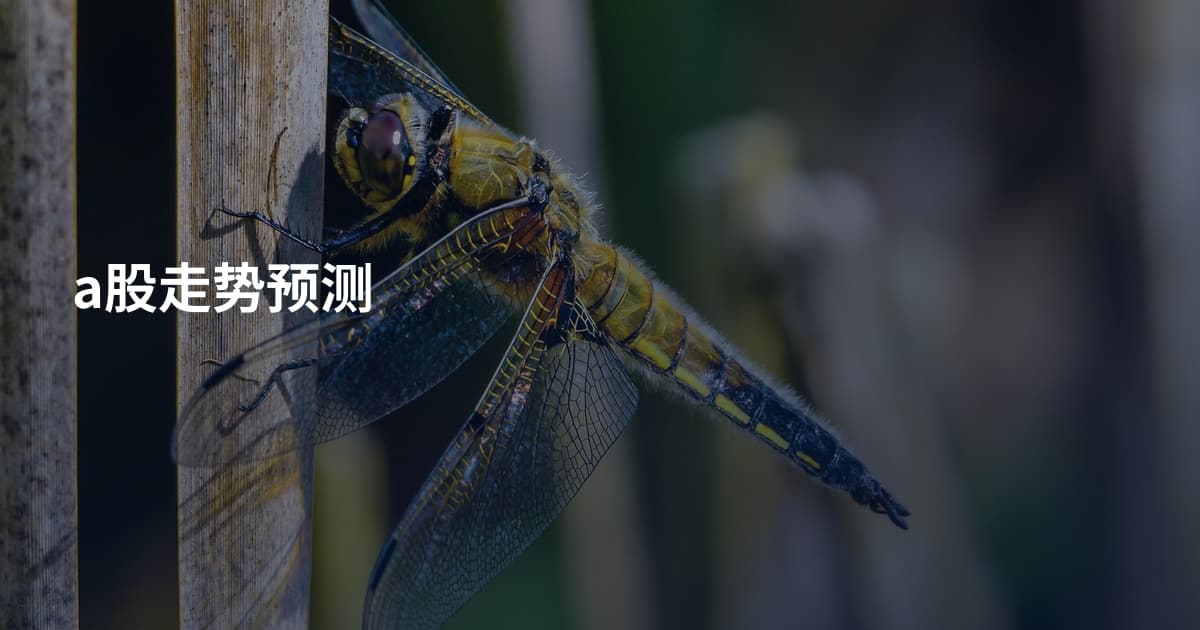 a股走势预测