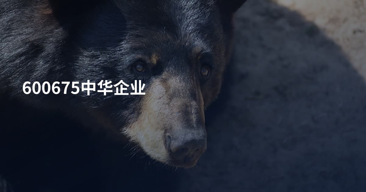 600675中华企业