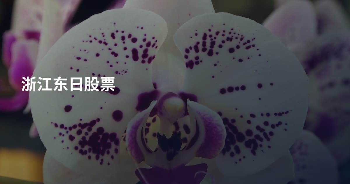 浙江东日股票
