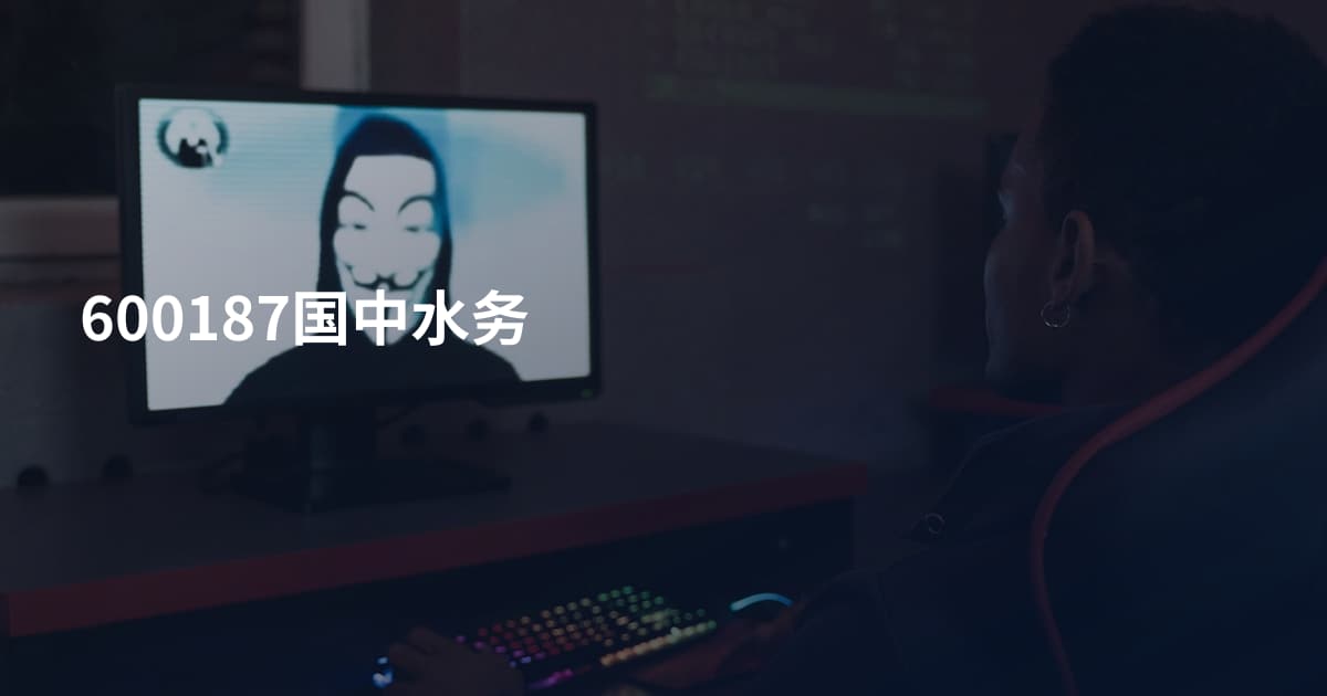 600187国中水务