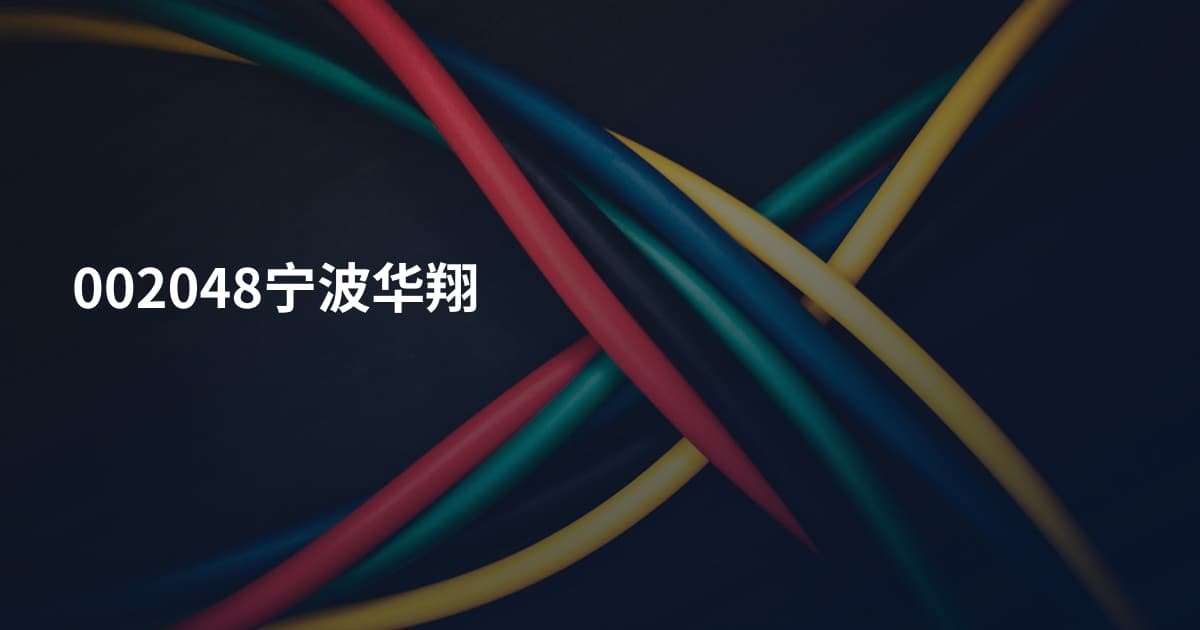 002048宁波华翔