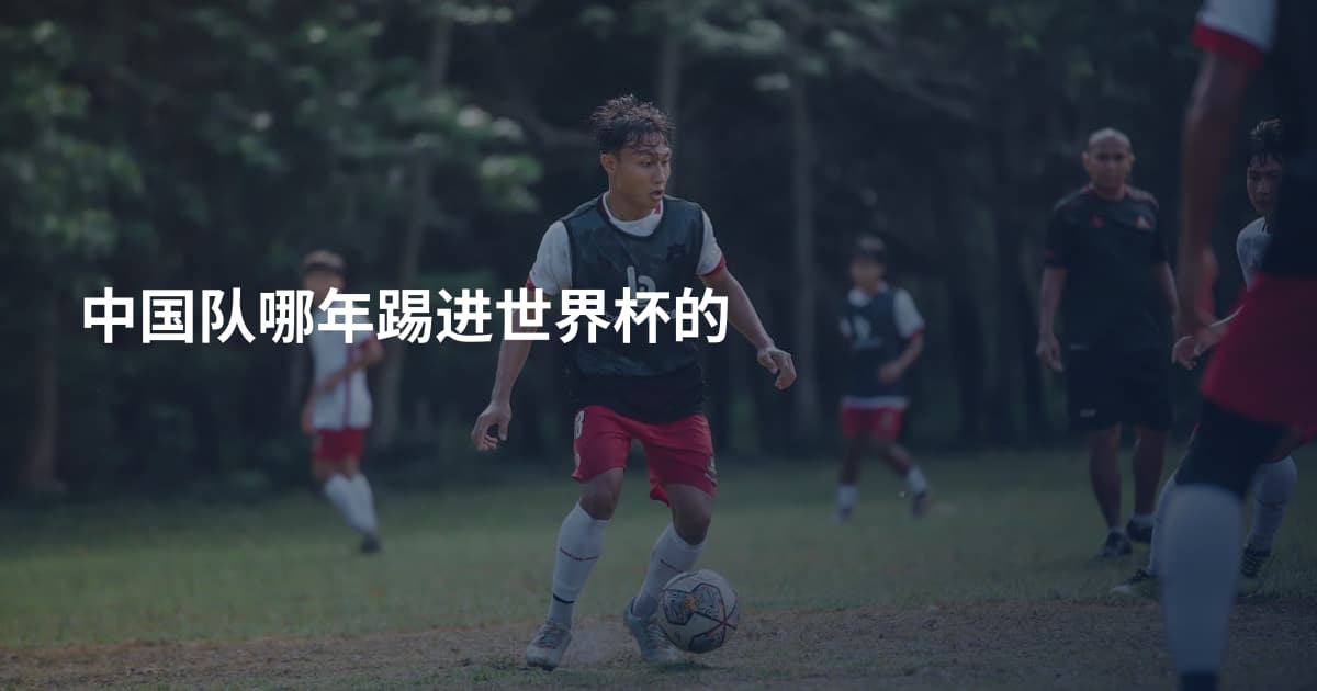 中国队哪年踢进世界杯的