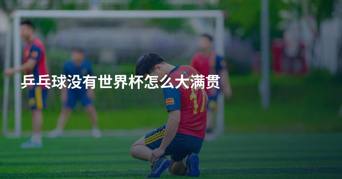 乒乓球没有世界杯怎么大满贯