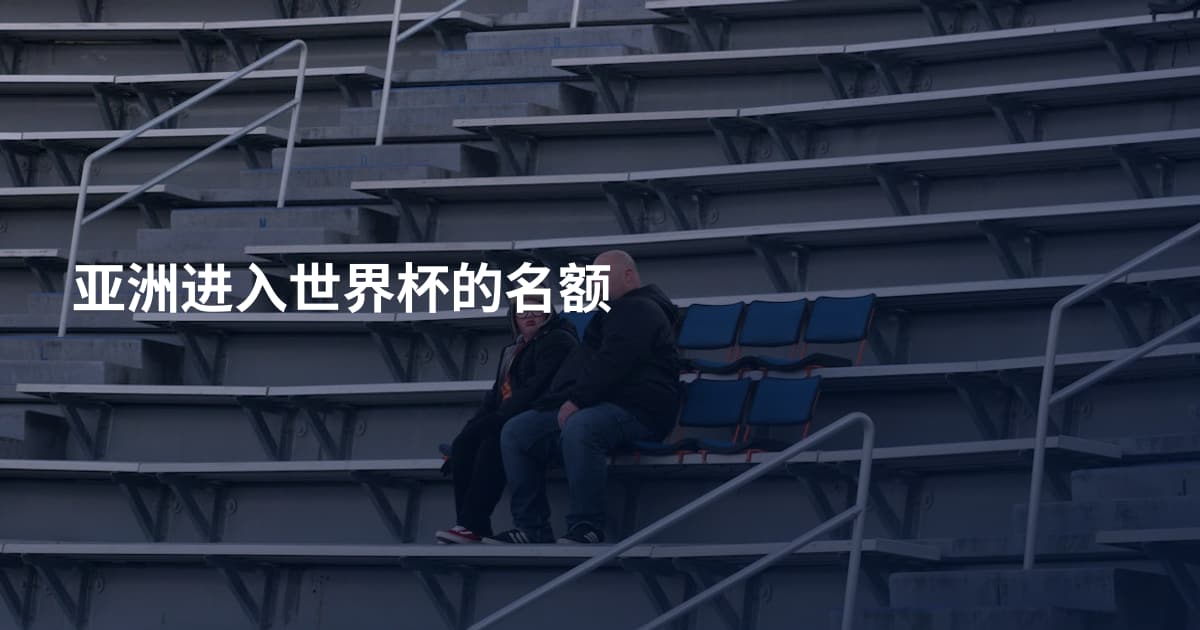 亚洲进入世界杯的名额